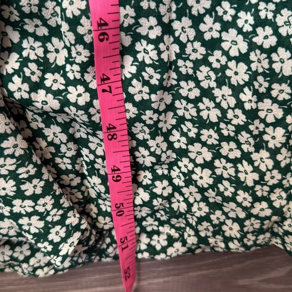 REFORMATION Nikita Midi Floral Green Dress 12 - Picture 11 of 13